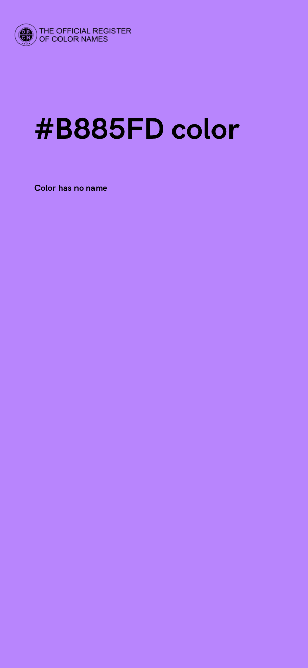 #B885FD color image