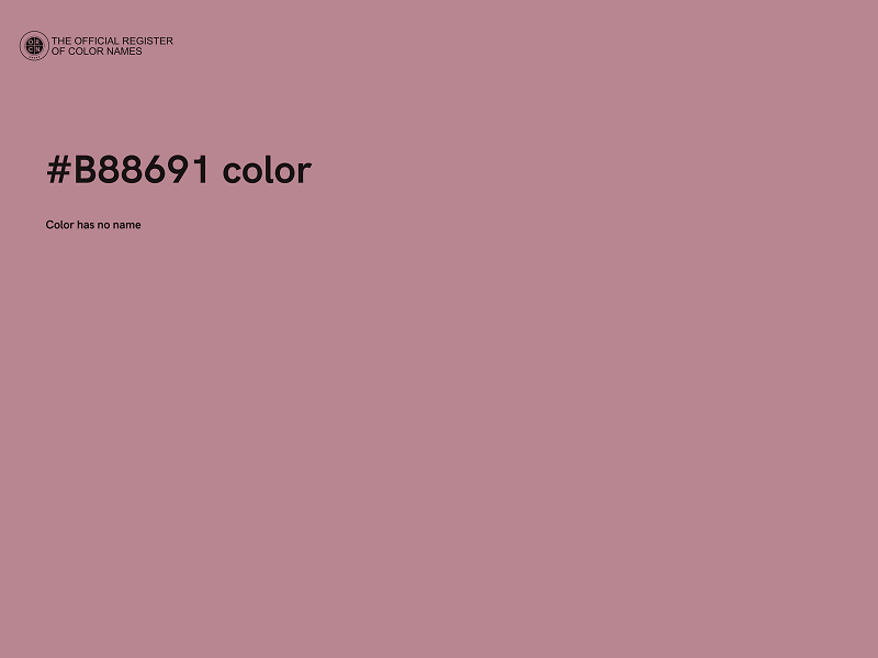 #B88691 color image