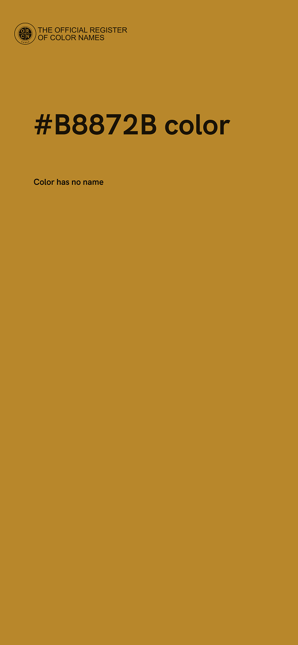 #B8872B color image