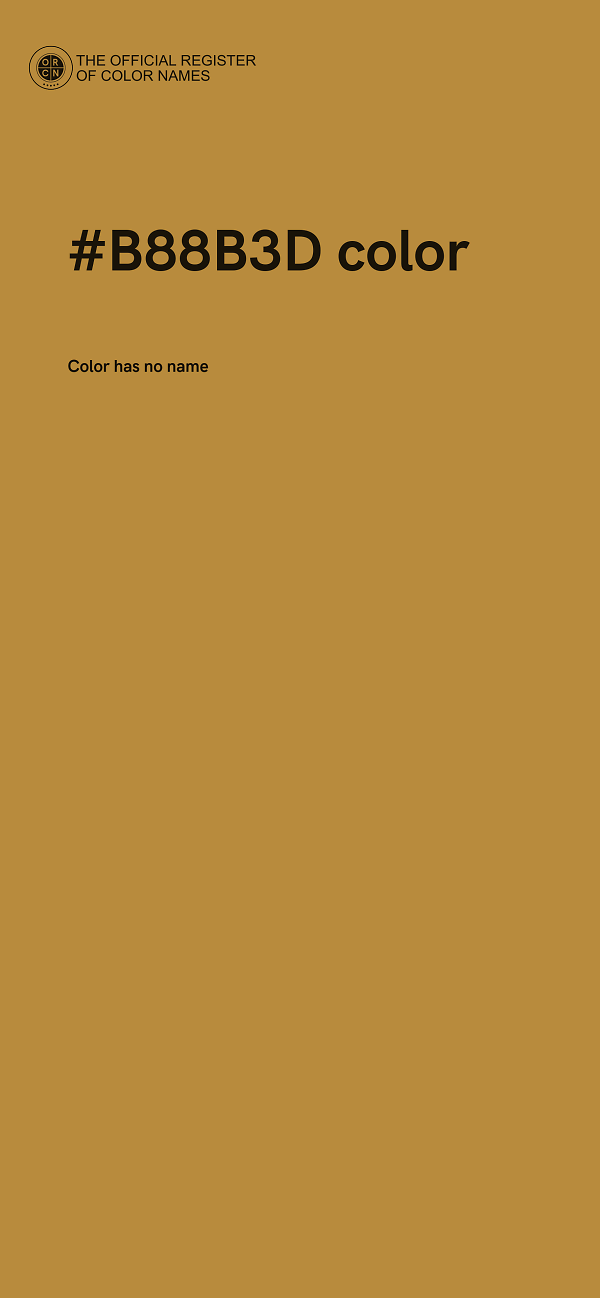 #B88B3D color image