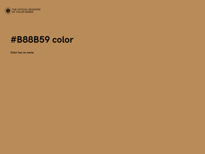 #B88B59 color image