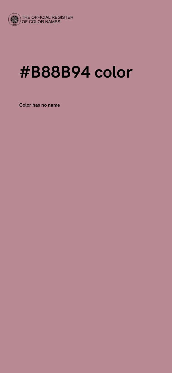 #B88B94 color image