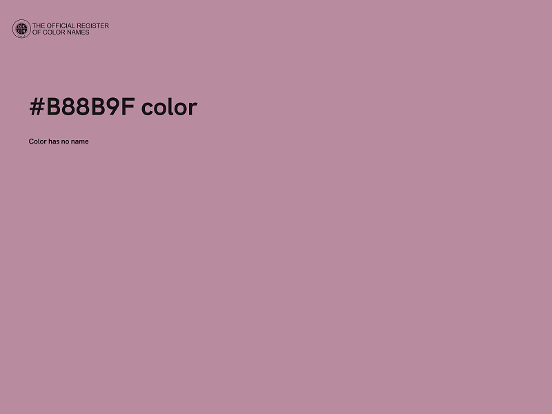 #B88B9F color image