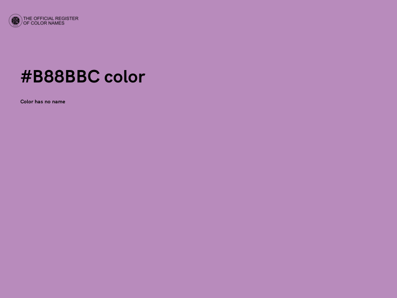 #B88BBC color image
