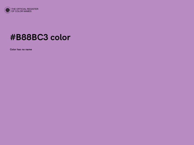 #B88BC3 color image