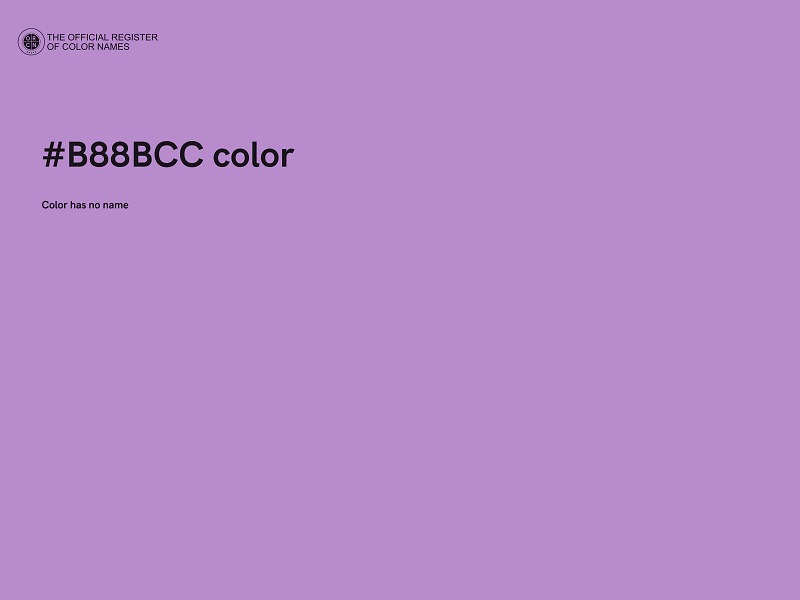 #B88BCC color image
