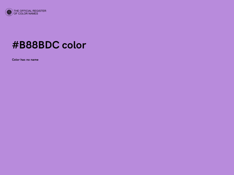 #B88BDC color image