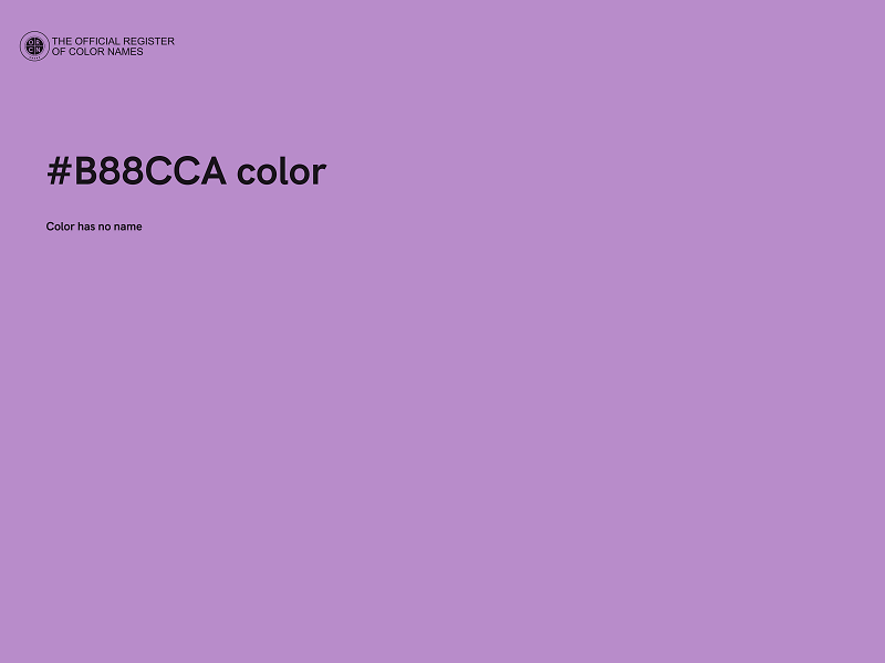 #B88CCA color image