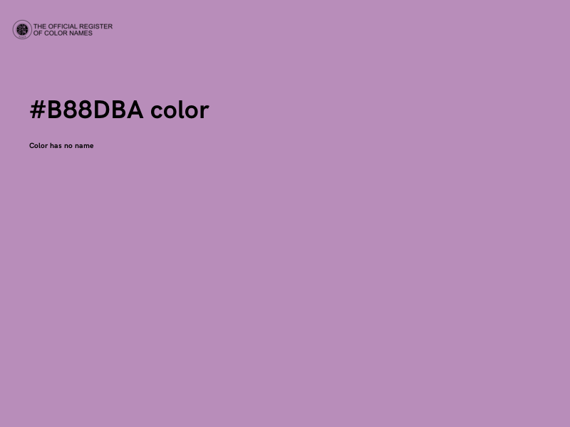 #B88DBA color image