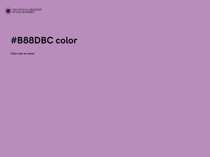 #B88DBC color image