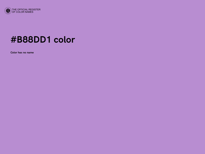 #B88DD1 color image