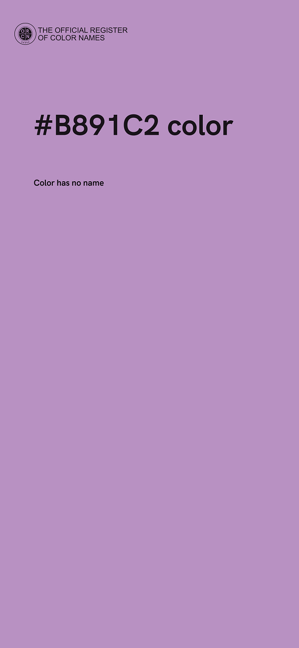 #B891C2 color image