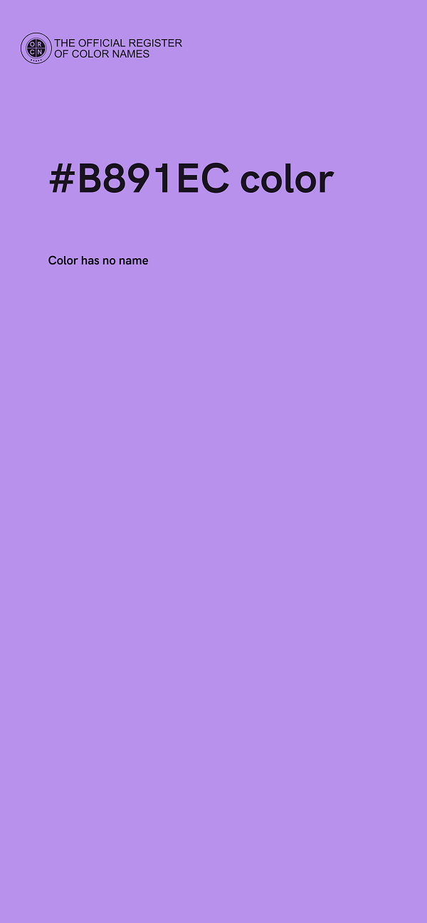 #B891EC color image