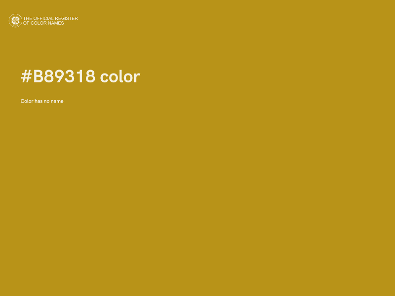 #B89318 color image