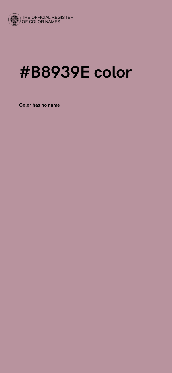 #B8939E color image