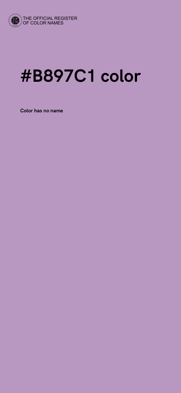 #B897C1 color image