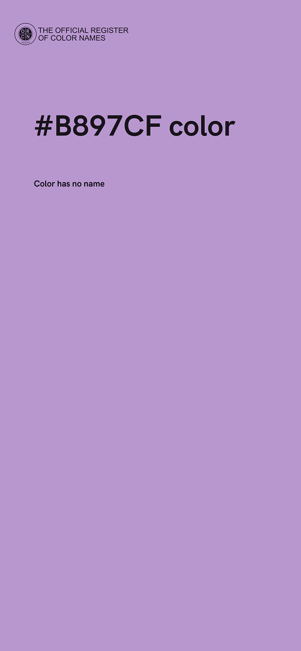 #B897CF color image