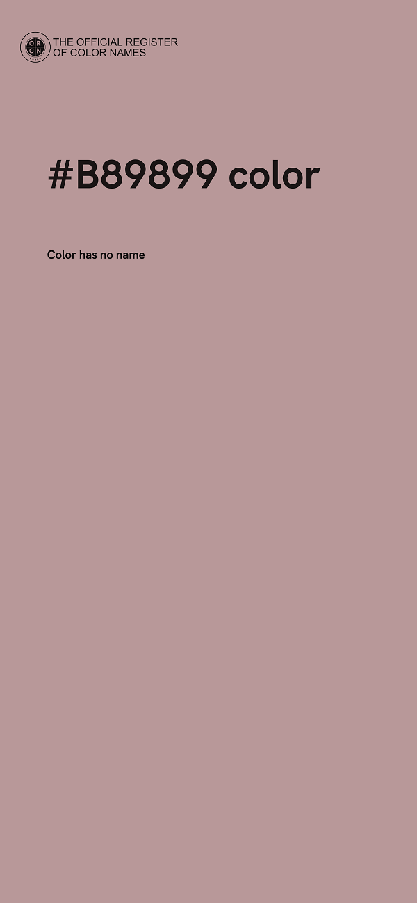 #B89899 color image