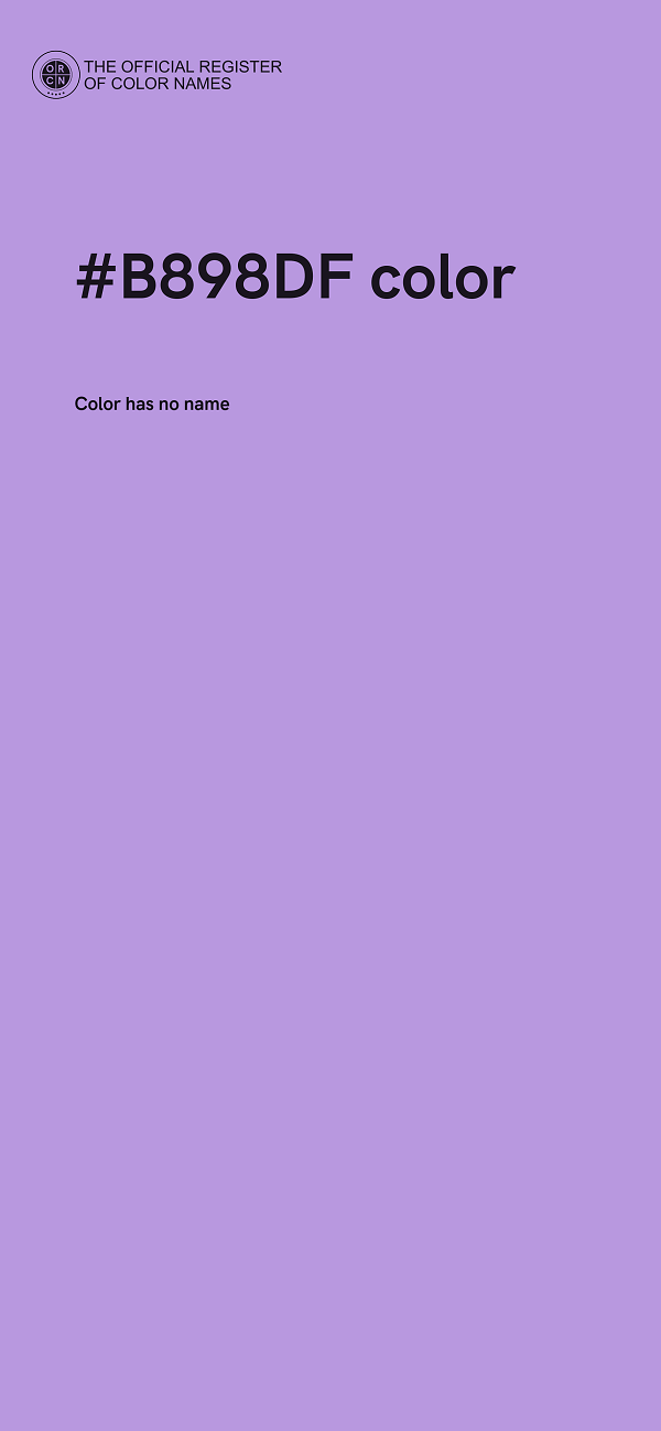 #B898DF color image