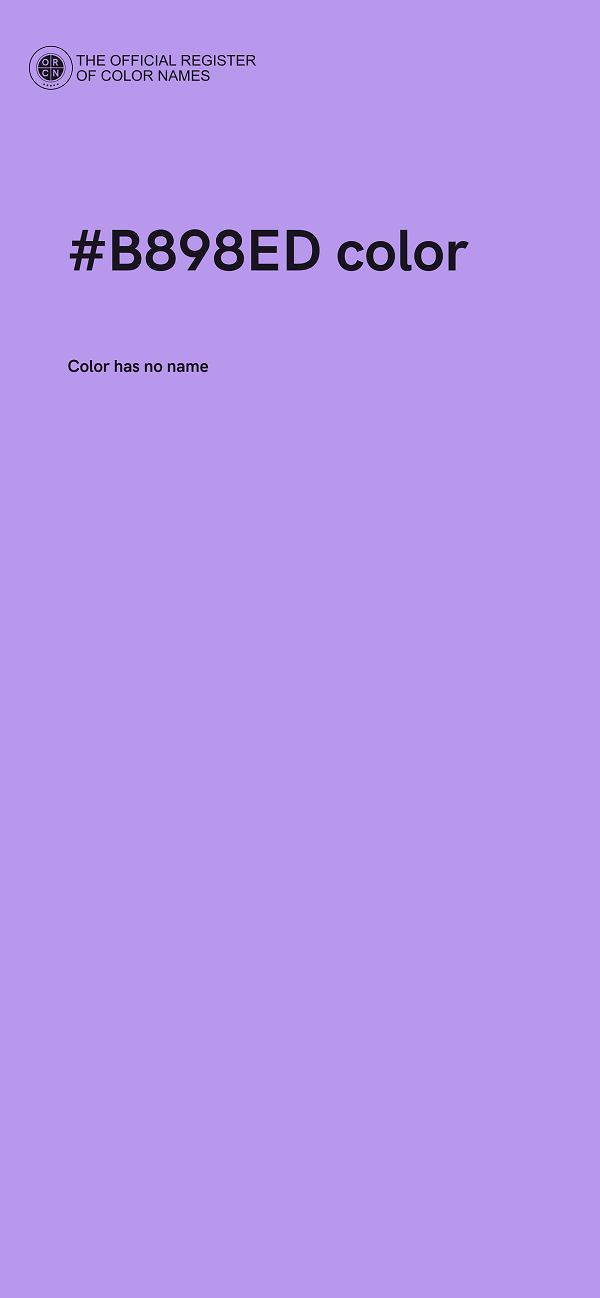 #B898ED color image