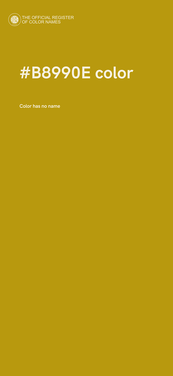 #B8990E color image