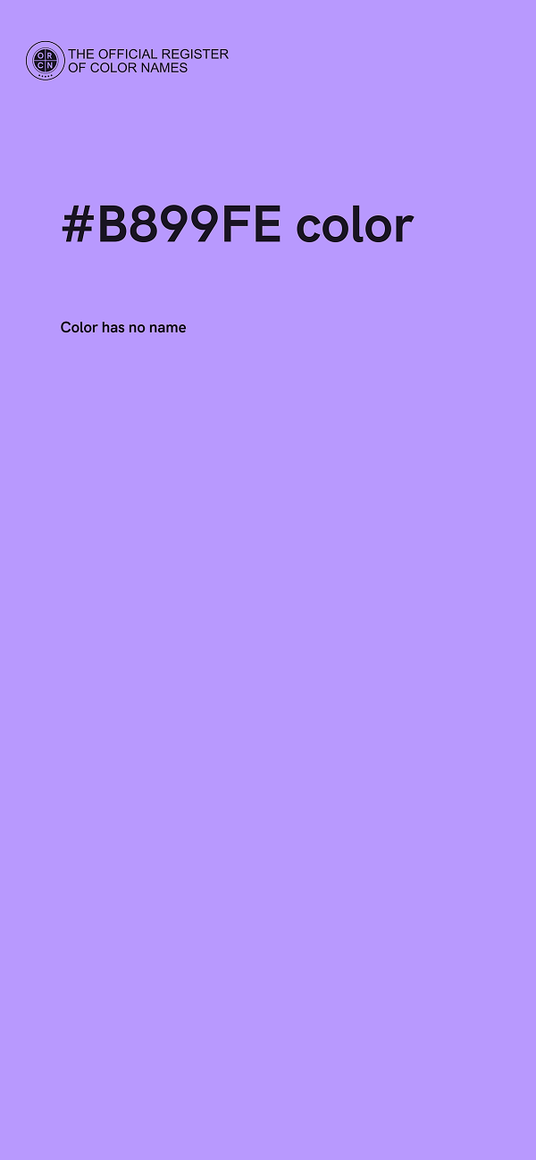 #B899FE color image