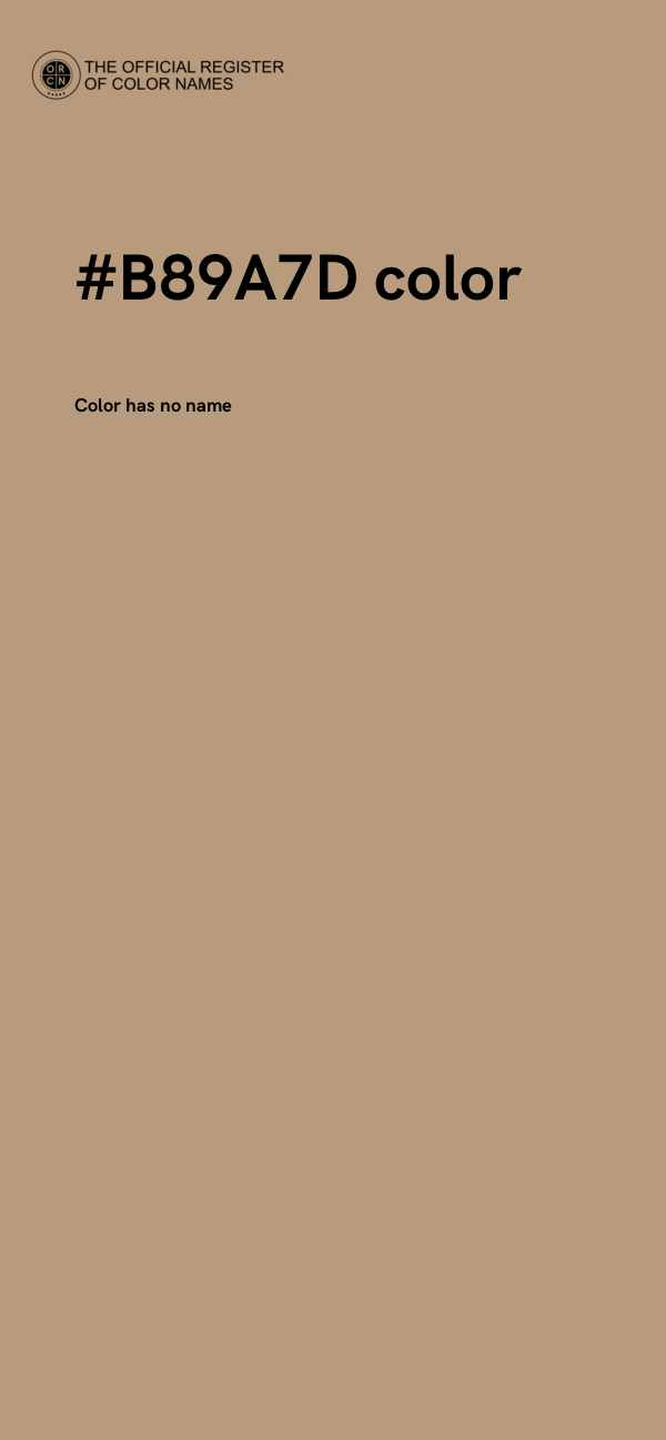 #B89A7D color image