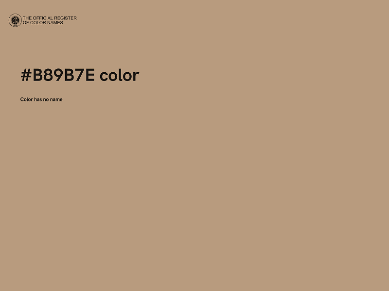 #B89B7E color image