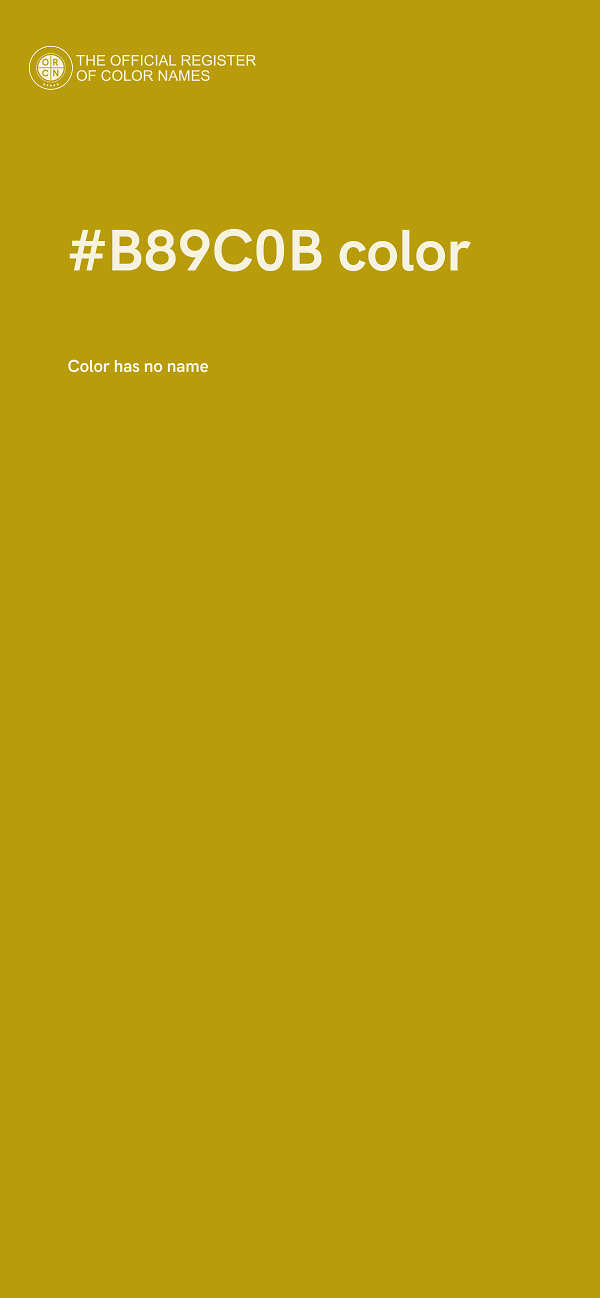#B89C0B color image