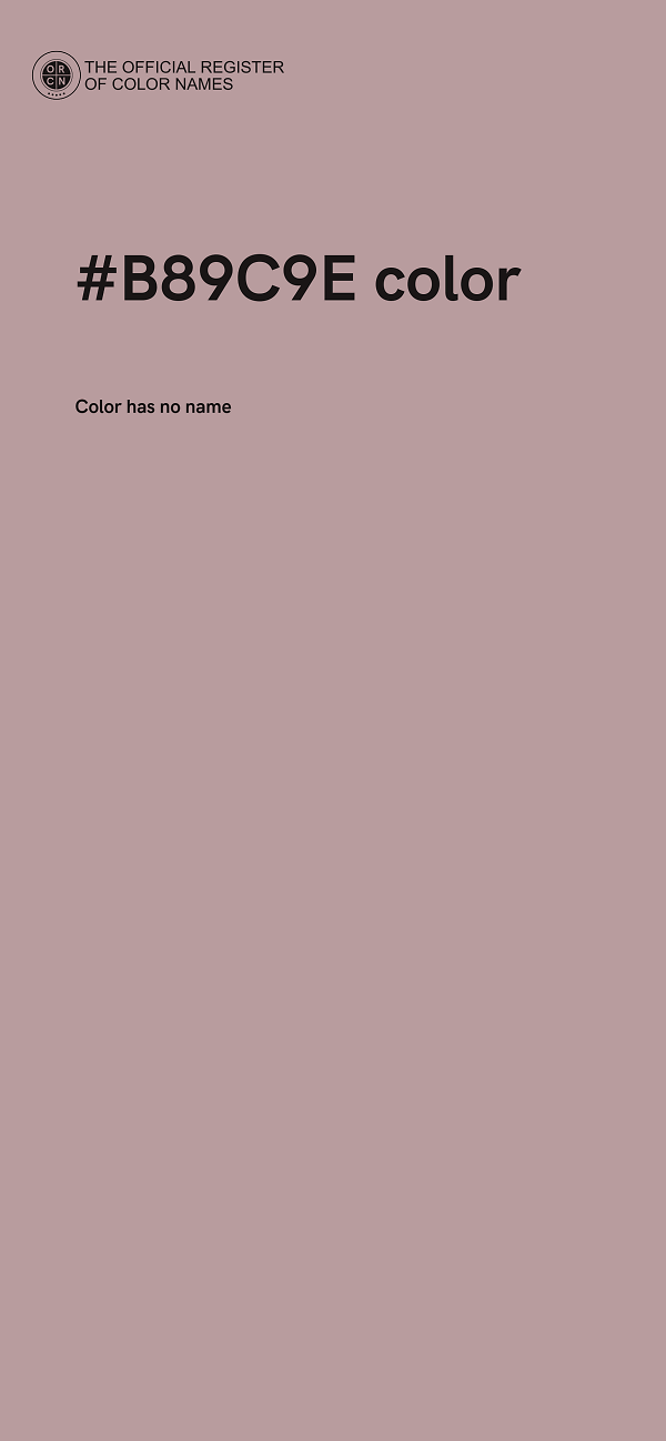 #B89C9E color image