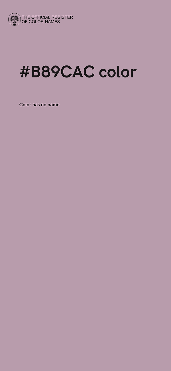 #B89CAC color image