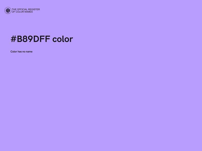 #B89DFF color image