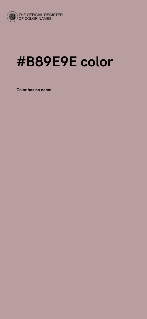 #B89E9E color image