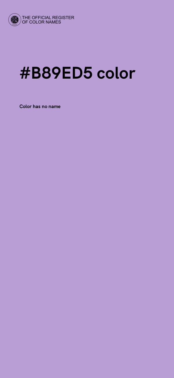 #B89ED5 color image