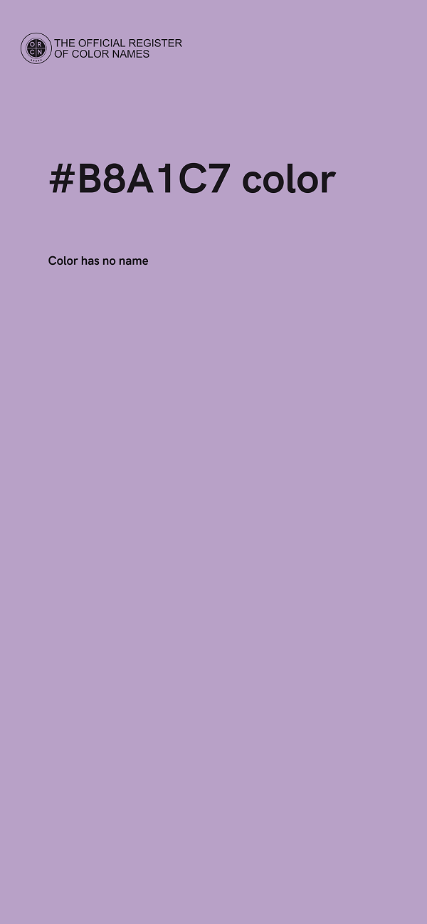 #B8A1C7 color image