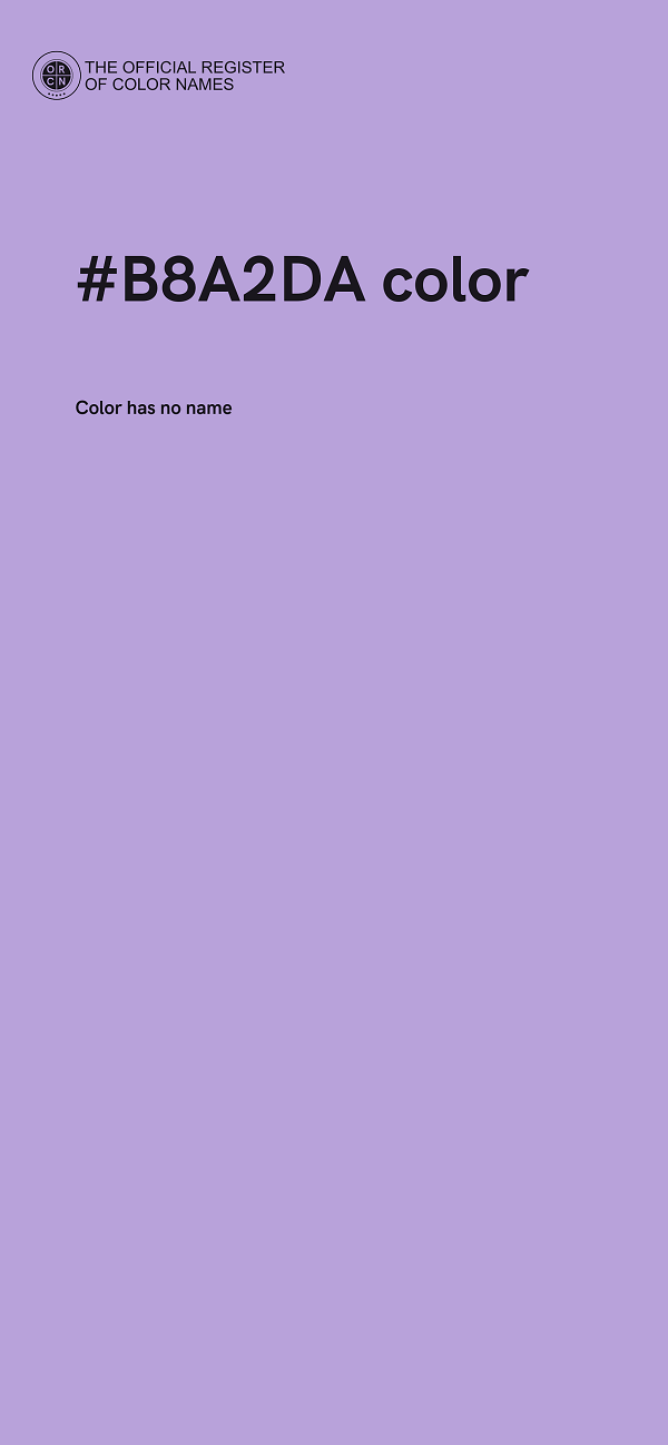 #B8A2DA color image