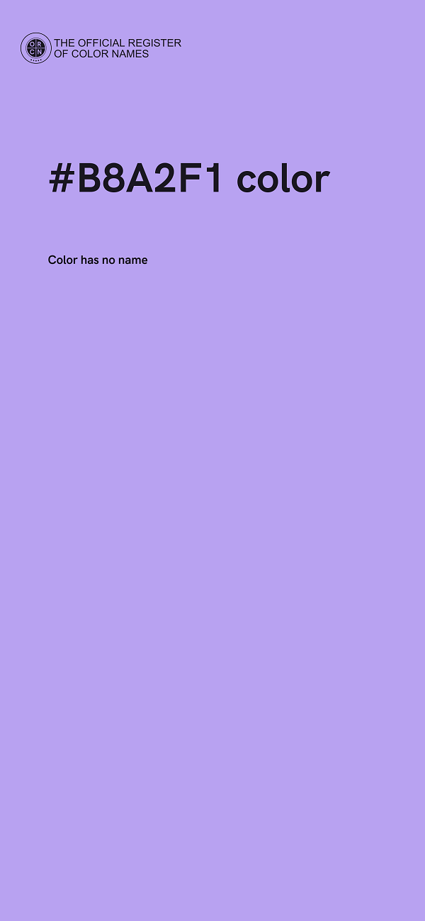 #B8A2F1 color image