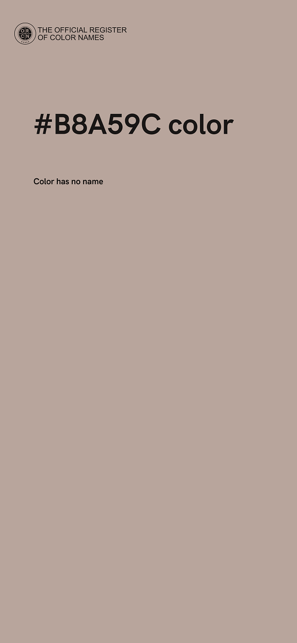 #B8A59C color image