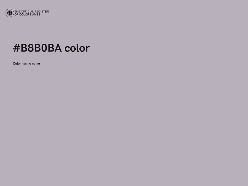 #B8B0BA color image