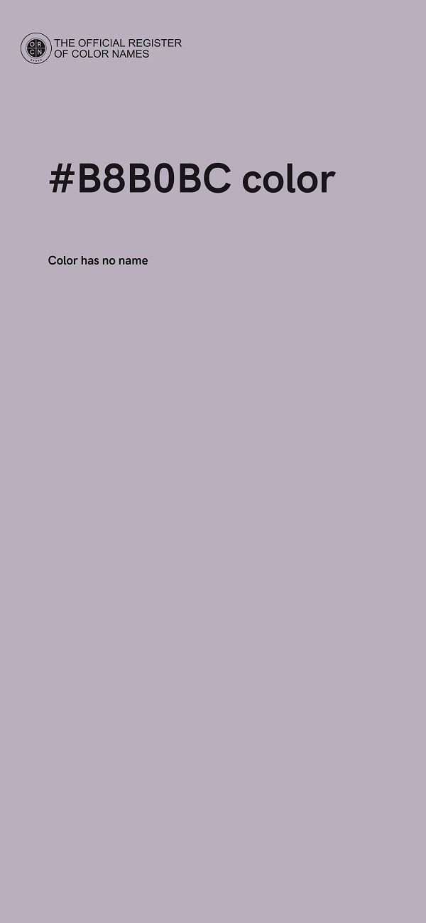 #B8B0BC color image