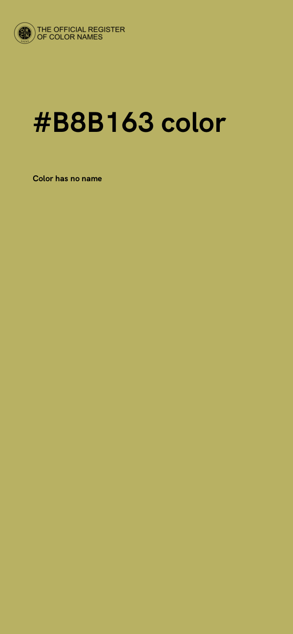 #B8B163 color image