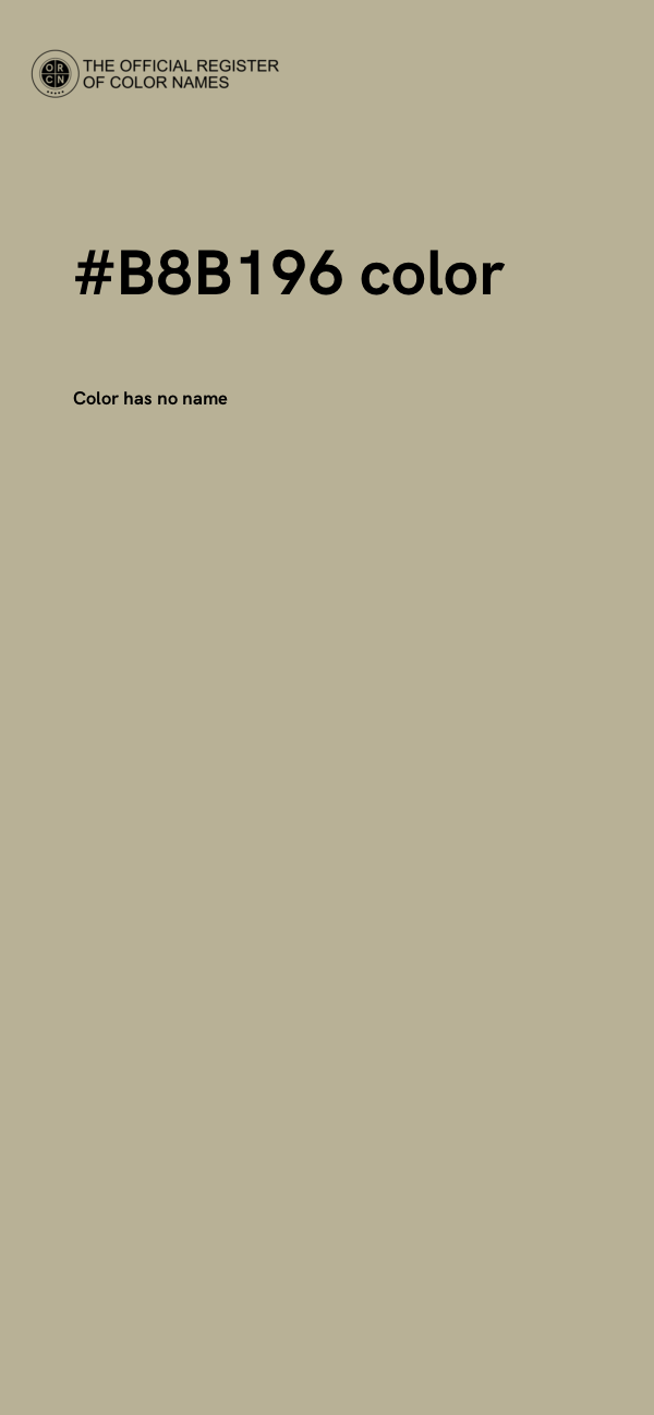 #B8B196 color image