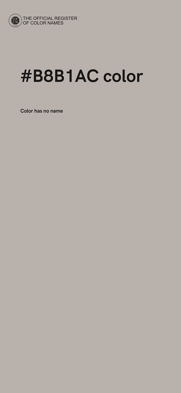 #B8B1AC color image