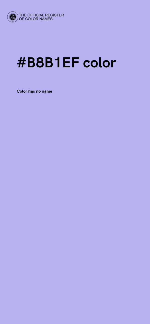 #B8B1EF color image