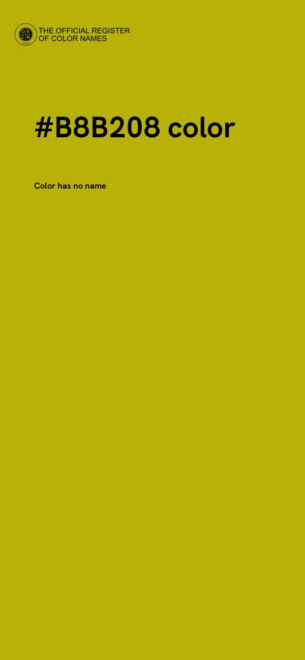 #B8B208 color image