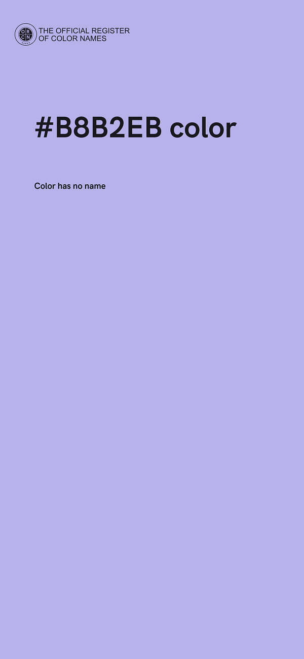 #B8B2EB color image