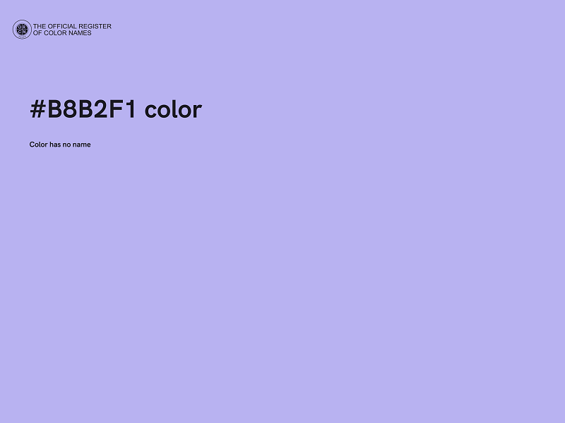 #B8B2F1 color image