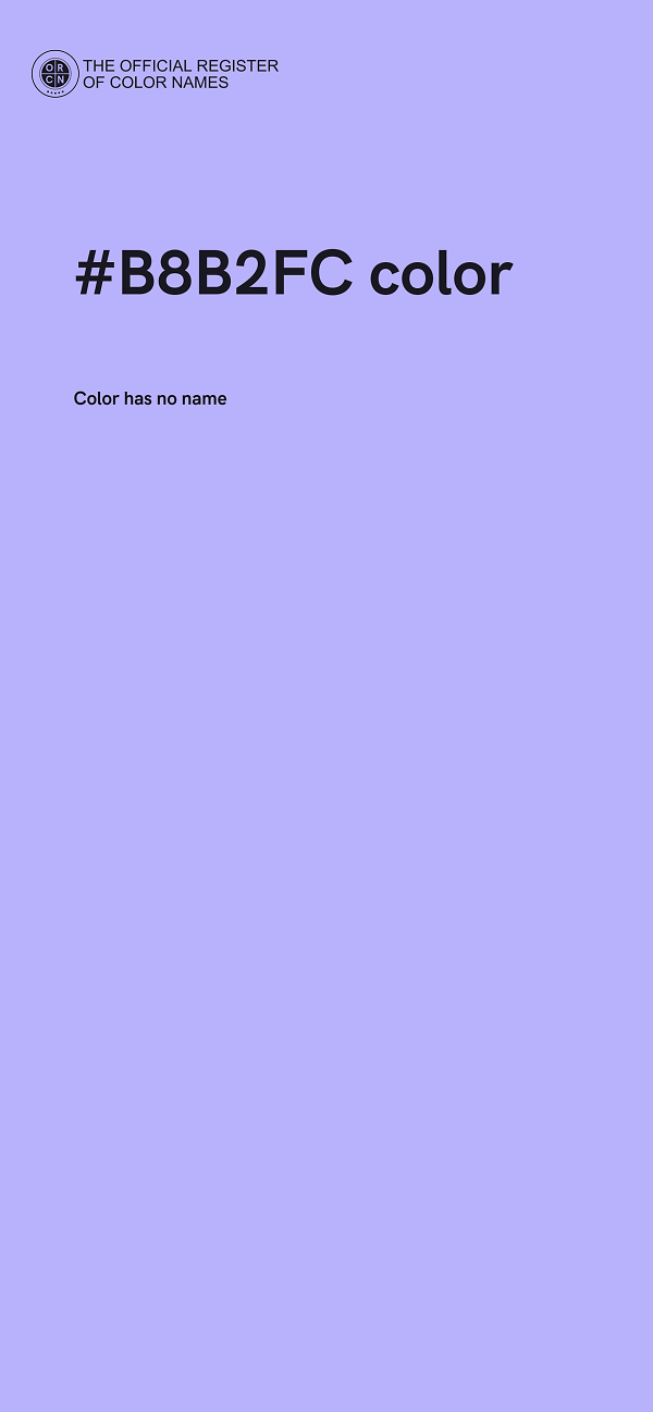 #B8B2FC color image
