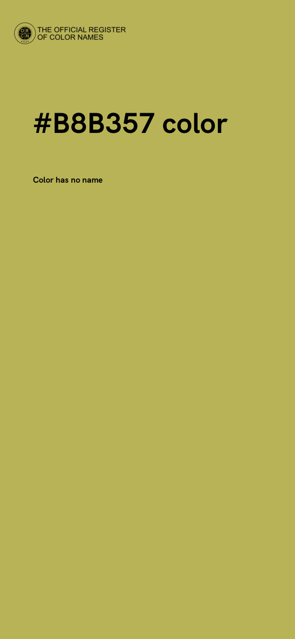 #B8B357 color image