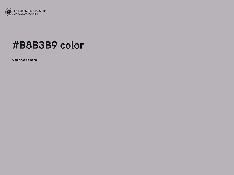 #B8B3B9 color image